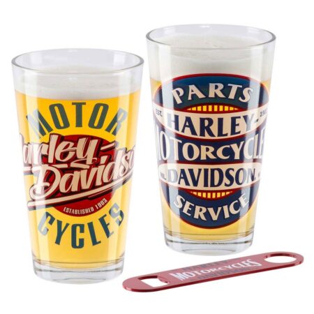 Harley-Davidson Parts & Service Pint Glas Set | Harley-Davidson