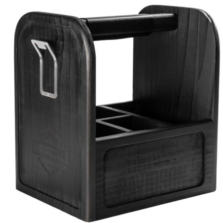 Harley-Davidson Picnic Caddy - Houten Organizer met Flessenopener - Officieel HD Product | Harley-Davidson