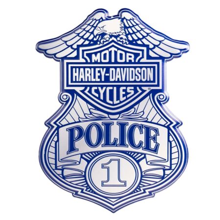 Harley-Davidson - Police Metaal Bord (30 x 40cm) | Harley-Davidson