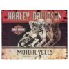 Harley-Davidson Racers Tinnen Bord Met Reliëf - 30 x 40 cm | Harley-Davidson
