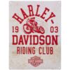 Harley-Davidson Riding Club Tinnen Bord Met Reliëf - 30 x 40 cm | 27% korting | Harley-Davidson