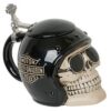 Harley-Davidson Schedel Biker Keramische Bierpul LAATSTE STUKS | 26% korting | Harley-Davidson