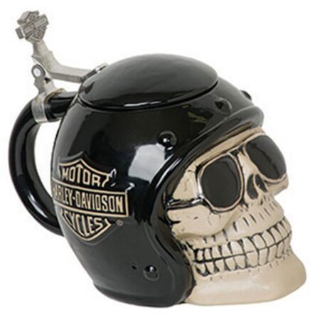 Harley-Davidson Schedel Biker Keramische Bierpul LAATSTE STUKS | 26% korting | Harley-Davidson