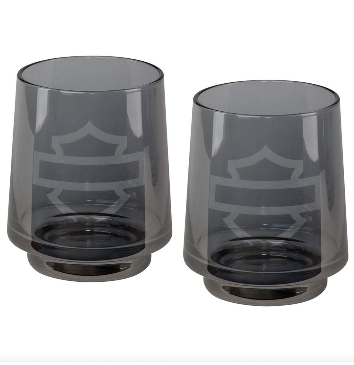 Harley-Davidson Smoke Gray Rocks Stapelbare Glazen Set | Harley-Davidson