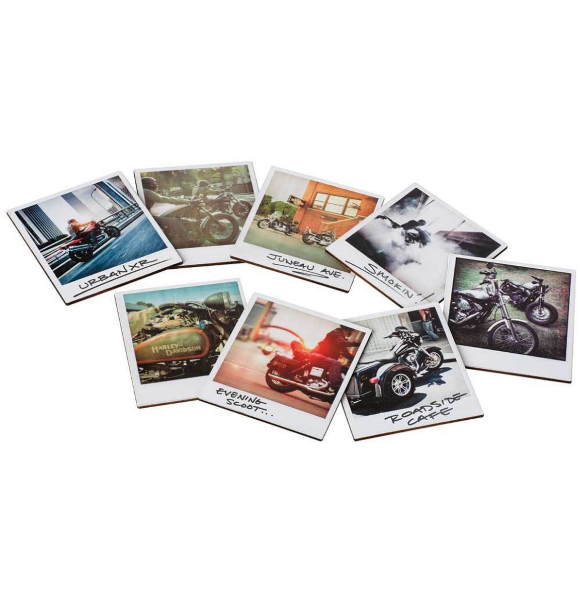 Harley-Davidson Snapshot Polaroid Onderzetterset - LAATSTE STUKS | 37% korting | Harley-Davidson