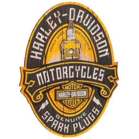 Harley-Davidson Spark Plug Pub Bord LAATSTE STUKS | 15% korting | Harley-Davidson