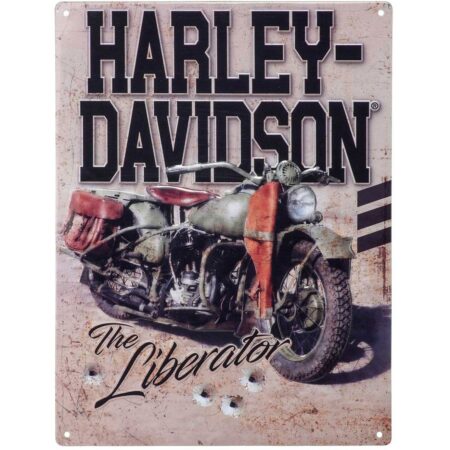 Harley-Davidson The Liberator Tinnen Bord Met Reliëf - 30 x 40 cm | Harley-Davidson