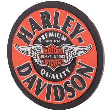 Harley-Davidson Winged Logo Wandbord | 20% korting | Harley-Davidson
