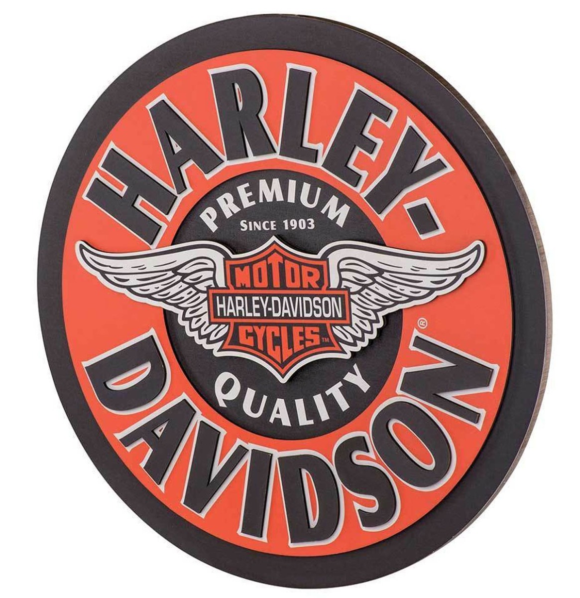 Harley-Davidson Winged Logo Wandbord | 20% korting | Harley-Davidson