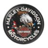 Harley-Davidson® H-D Patriotic Eagle Metalen Wandbord - Ø 31 cm (Met Relief) | Harley-Davidson