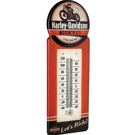 Harley-Davidson® Vintage Stijl H-D Motorcycles Tin Thermometer | Harley-Davidson