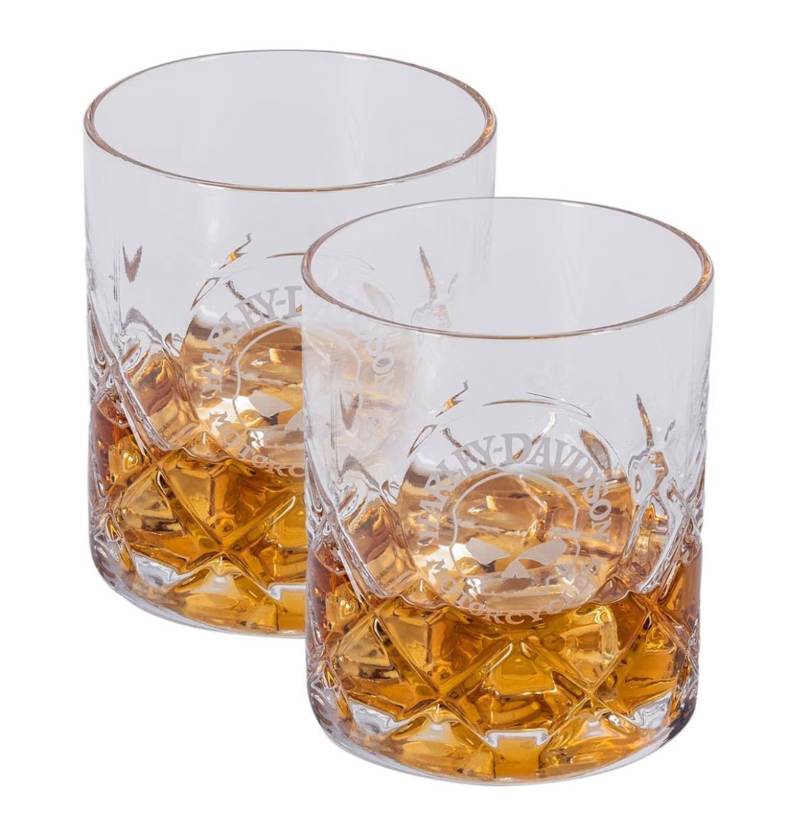 Harley-Davidson® Willie G. Skull Whiskey Glazenset - 2 Kristallen Whiskeyglazen | Harley-Davidson