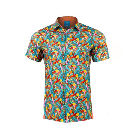 Havana Breeze Short Sleeve Overhemd XL Lureaux - Handgemaakte Nette Schoenen Voor Heren | Lureaux