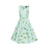 Heart & Roses Andrea Floral Swing Dress Kids Green-11 - 12 Jaar | Hearts and Roses