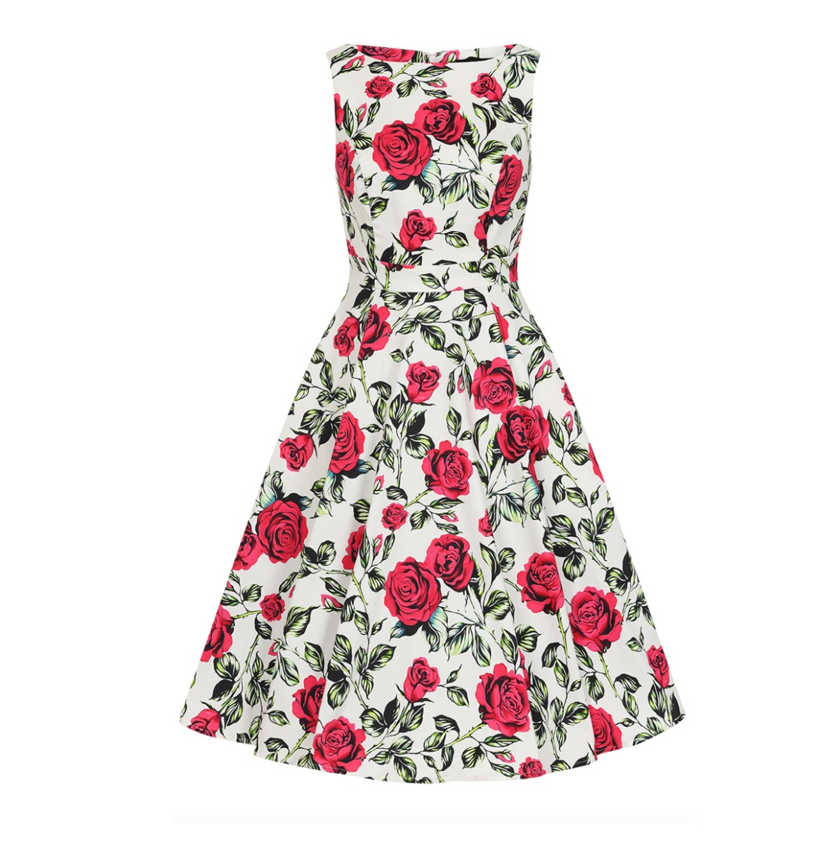 Hearts & Roses Hazel Floral Swing Dress -XL | Hearts and Roses