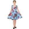 Hearts & Roses Jolene Kids Floral Swing Dress Blue-9 - 10 Jaar | 19% korting | Hearts and Roses