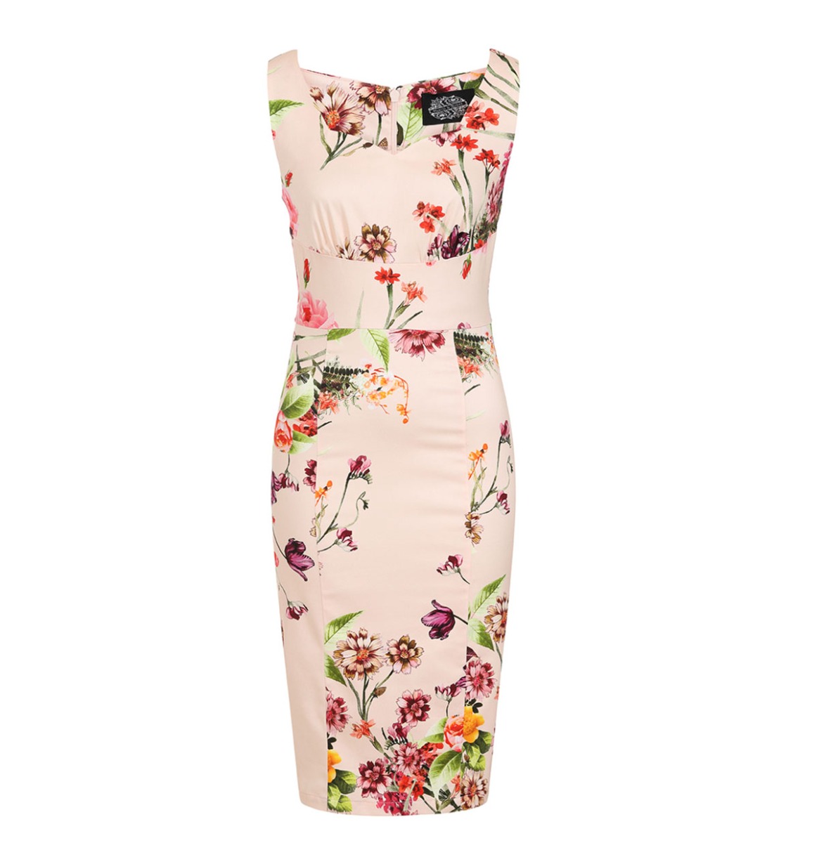 Hearts & Roses Kimberly Floral Pencil Dress Multi-XXL | 21% korting | Hearts and Roses