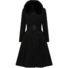 Hearts & Roses Matilda Swing Coat Black-S | 25% korting | Hearts and Roses