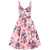 Hearts & Roses Rosabelle Bloom Swing Dress Pink-2XL | Hearts and Roses