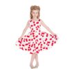 Hearts & Roses White Bombshell Kids Cherry Swing Dress -11 - 12 Jaar | Hearts and Roses