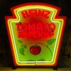 Heinz Tomato Ketchup Logo Neon Verlichting 60 x 60 cm - Rood