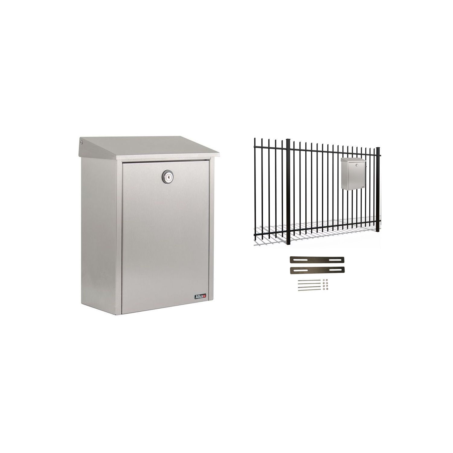 Hekbrievenbus Allux 200 - RVS | Allux