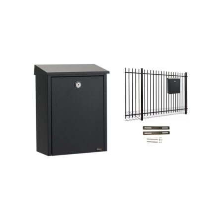 Hekbrievenbus Allux 200 - zwart | Allux