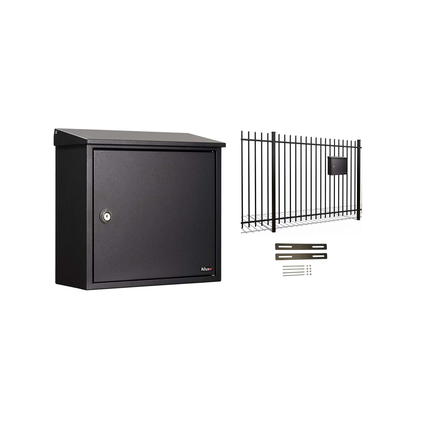 Hekbrievenbus Allux 400 - zwart | Allux