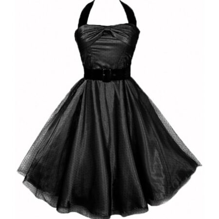 Hell Bunny Songstress Dress Black -XS | 38% korting | Hell Bunny
