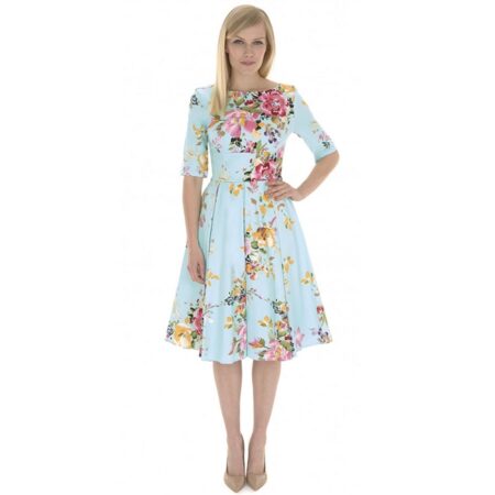 Hepburn Seville Swing Dress Mint-34 (NL)/ 8 (UK) | 47% korting | The Pretty Dress Company