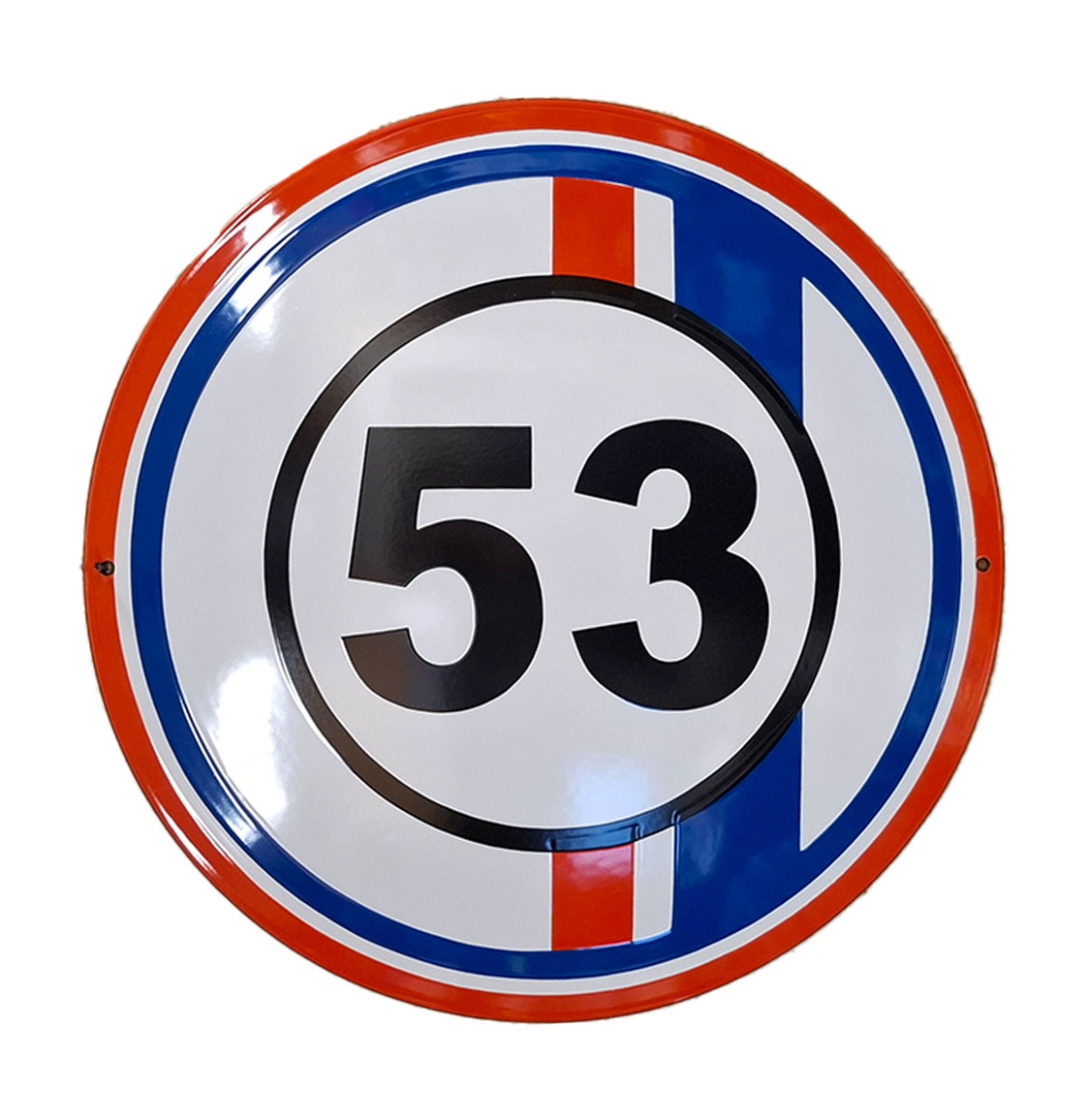 Herbie "53" Emaille Bord - Ø40cm | Fiftiesstore