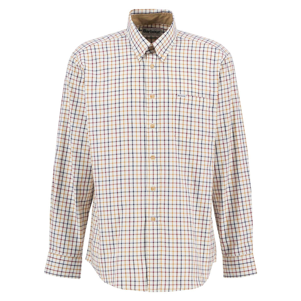 Herenblouse Sporting Tattersall Copper | Barbour