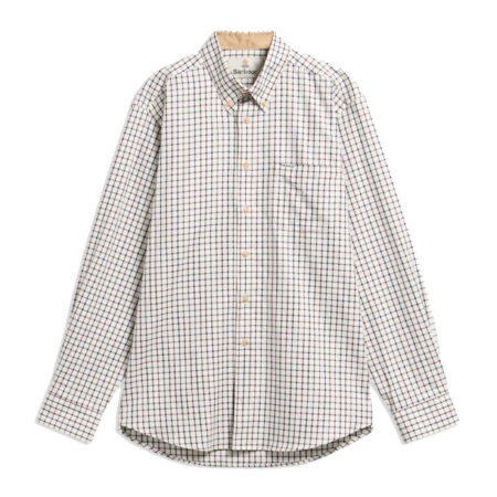 Herenblouse Sporting Tattersall Dark Bordeaux | Barbour