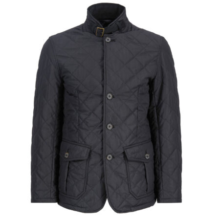 Herenjas Quilted Lutz Black | Barbour