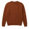 Herentrui All over cable crew Neck Whisky | Harley of Schotland