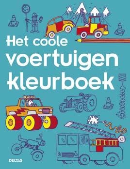 Het Coole Voertuigen Kleurboek | Deltas