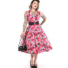 Hibiscus Dress Pink-38 (NL)/ 12 (UK) | 35% korting | Vivien of Holloway