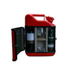 His & Hers Giftset - Rood - Stijlvolle jerrycan - Uniek cadeau voor koppels - Geschenkset voor hem en haar | DESIGNED BY MAN