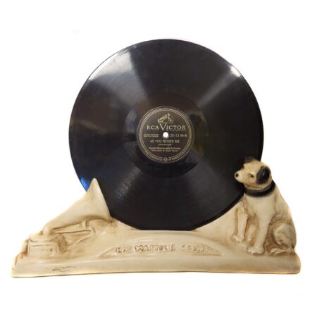 His Master's Voice RCA Nipper Dog Record Display - 78RPM | Fiftiesstore