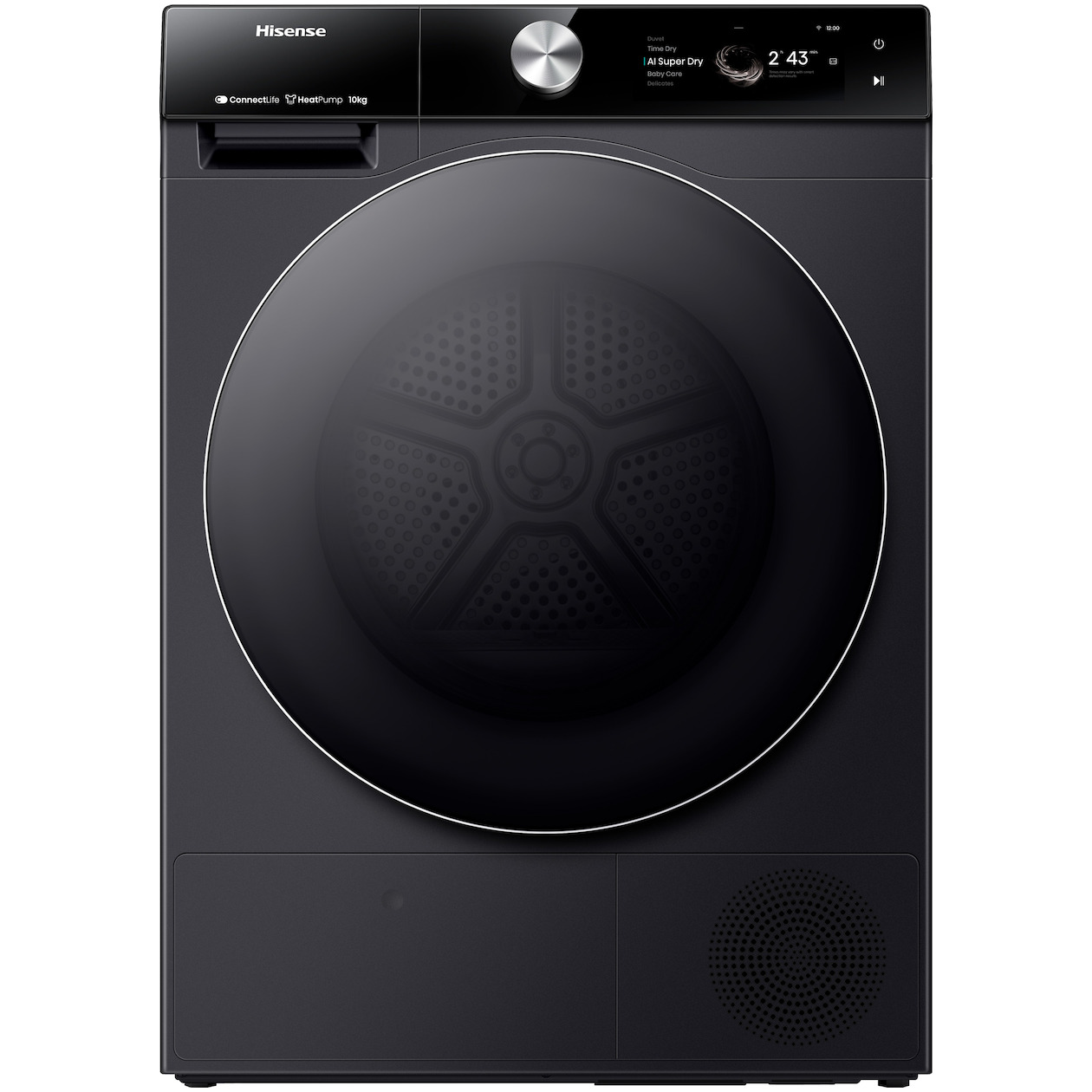 Hisense DH7S107BB Warmtepompdroger Zwart | Hisense