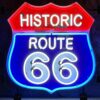 Historic Route 66 Neon 50 x 53 cm | Route 66