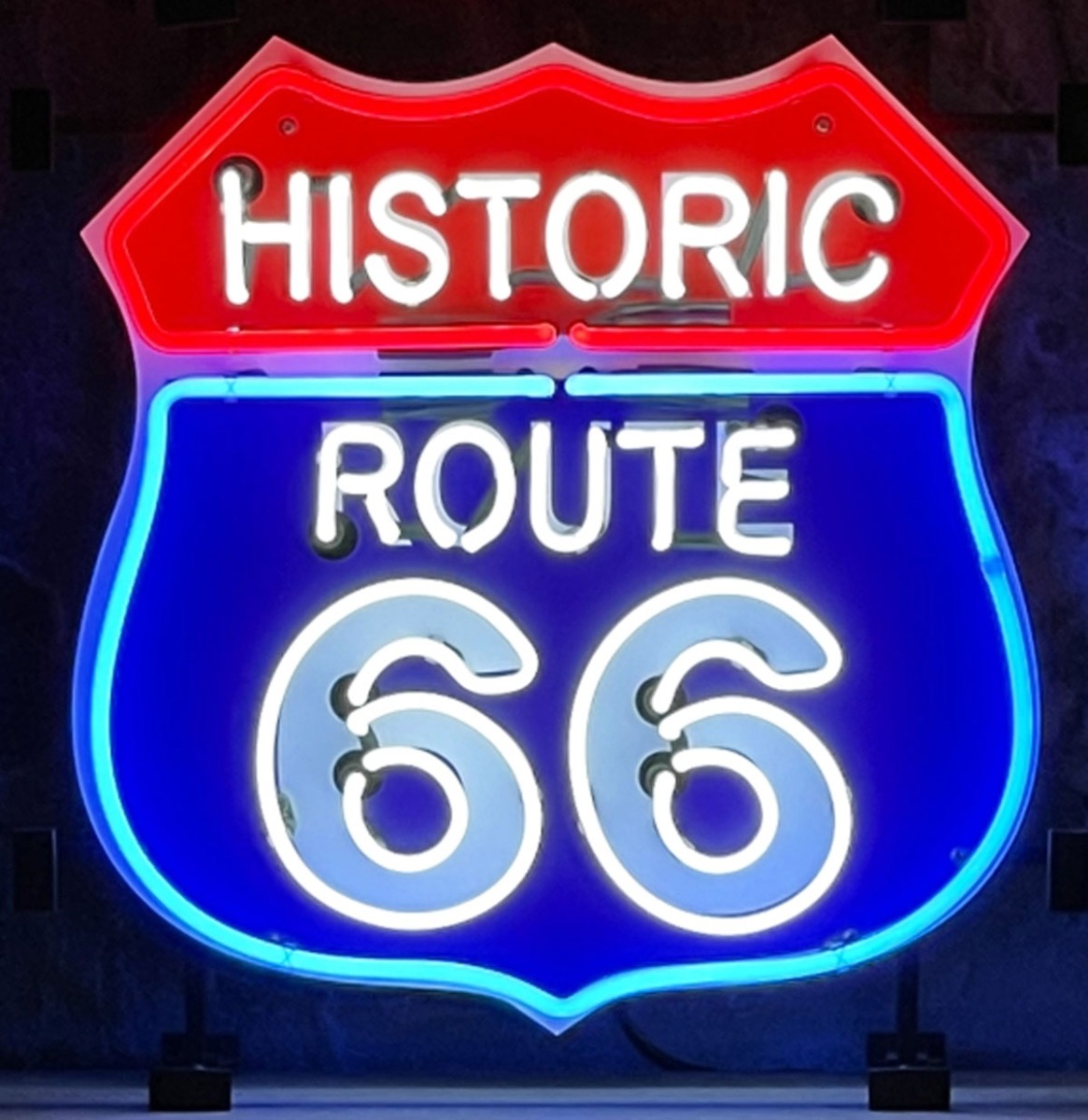 Historic Route 66 Neon 50 x 53 cm | Route 66