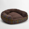 Hondenmand Snuggle Bed Classic tartan 30In | Barbour