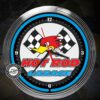 Hot Rod Garage Neonklok 38 cm | Real Neon Art