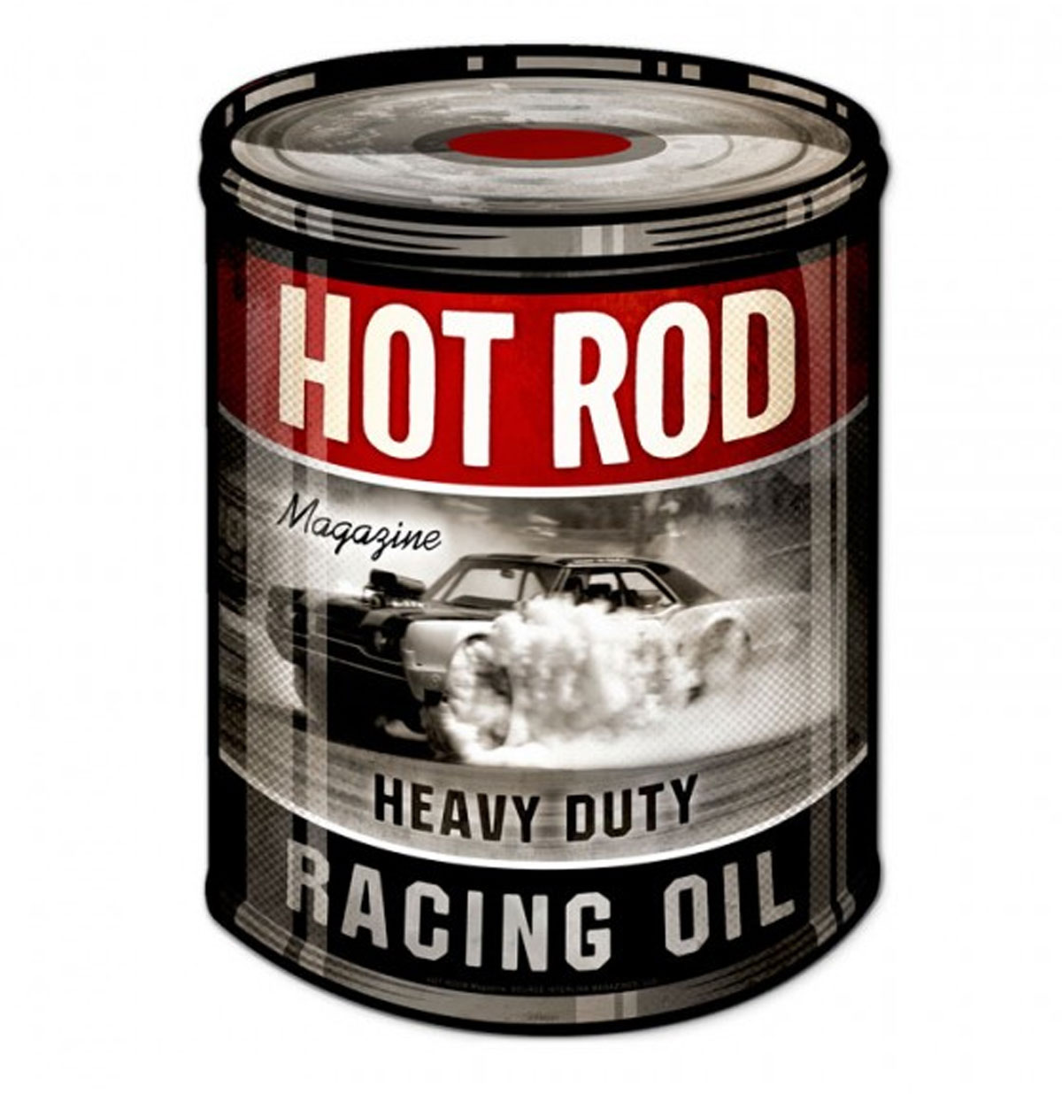 Hot Rod Heavy Duty Racing Oil Zwaar Metalen Bord 51 x 36 cm | Fiftiesstore