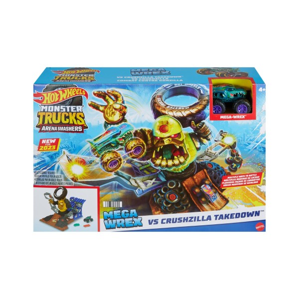 Hot Wheels Monstertruck Arena Smasher Takedown | Hot Wheels