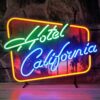 Hotel California Logo Neon Verlichting 70 x 50 cm - Oranje