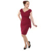 Hourglass Dress Berry-40 (NL)/ 14 (UK) | 46% korting | The Pretty Dress Company