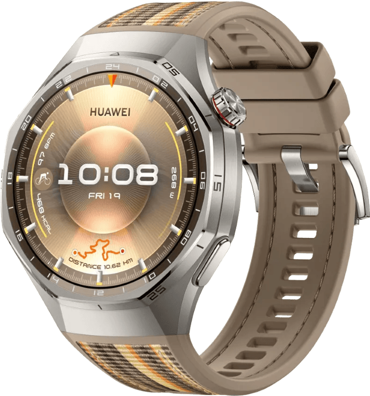 Huawei Watch GT 6 Pro 46 mm Zilver/Bruin