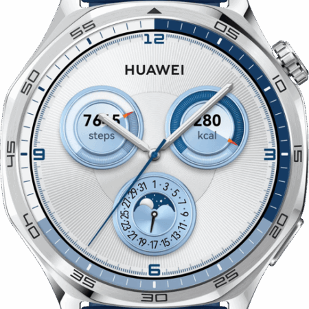 Huawei Watch GT5 Zilver/Blauw 46mm